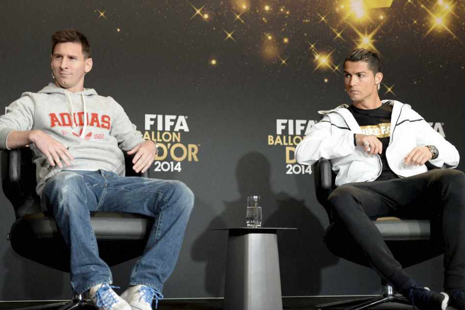 Messi Ronaldo iconic photos