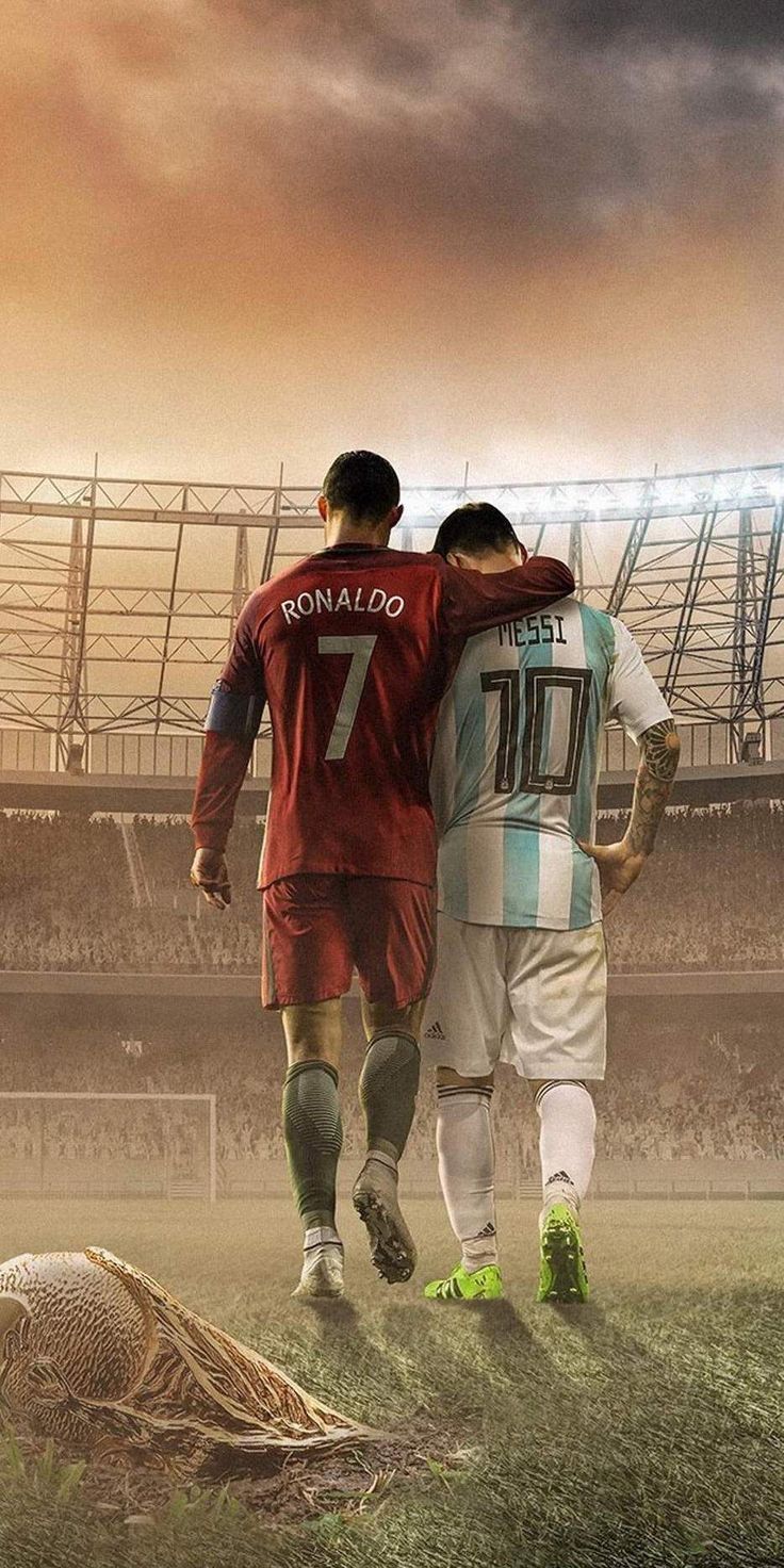Messi Ronaldo on and off the field