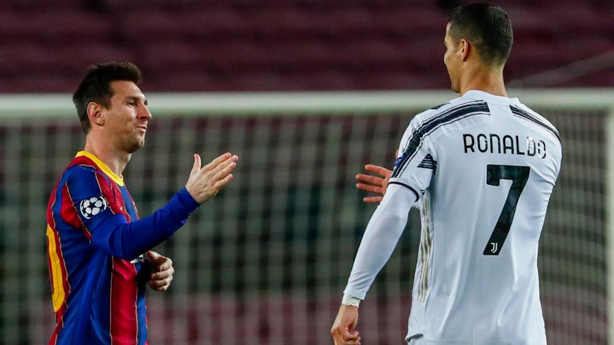 Messi Ronaldo photoshoot