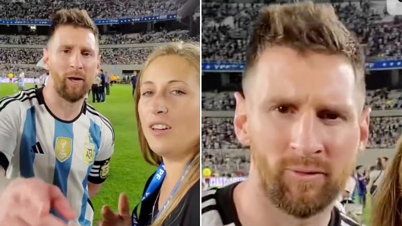 Messi signing pictures