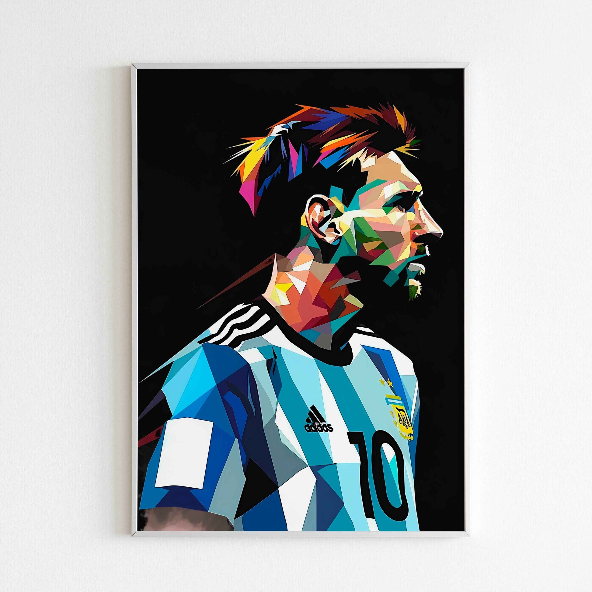 messi silhouette printable