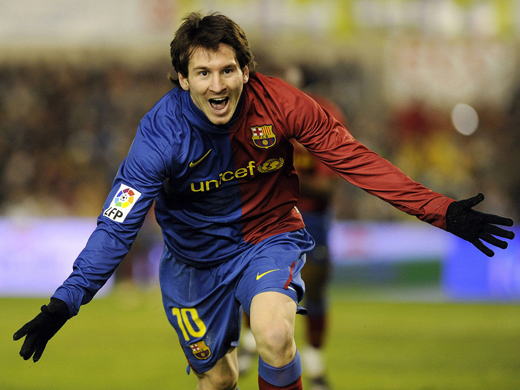 Messi style and fashion.