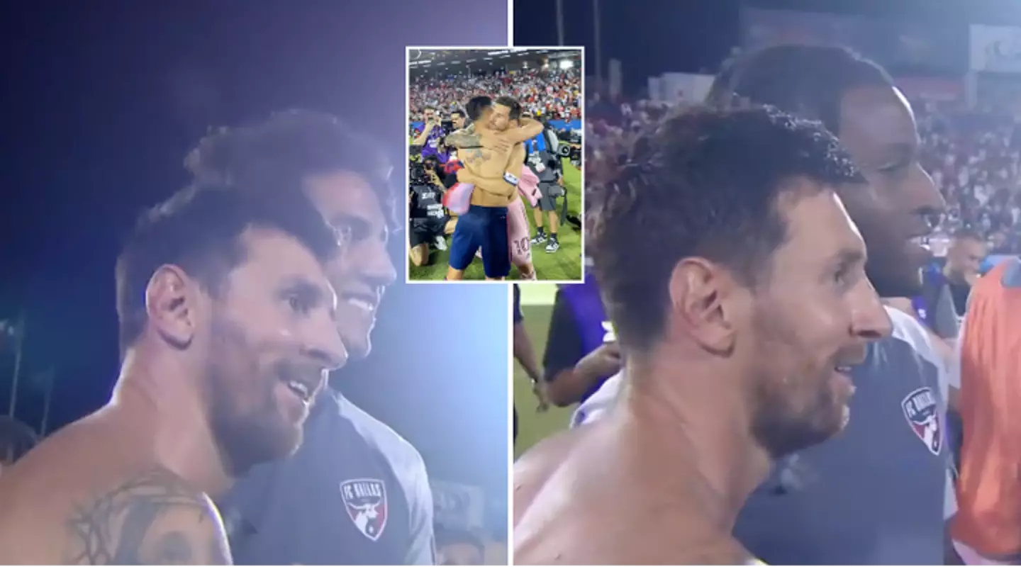 messi taking picture with fan 0068