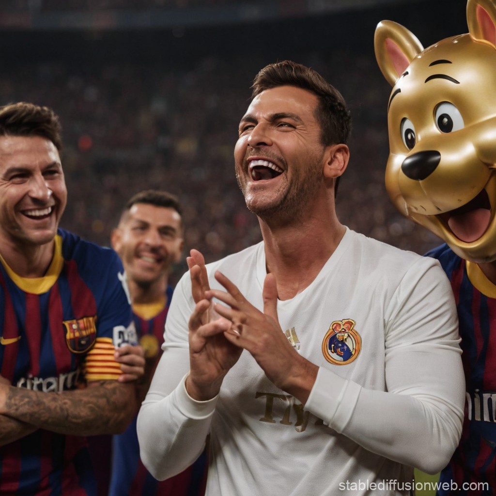 messi taking picture with fan 0094