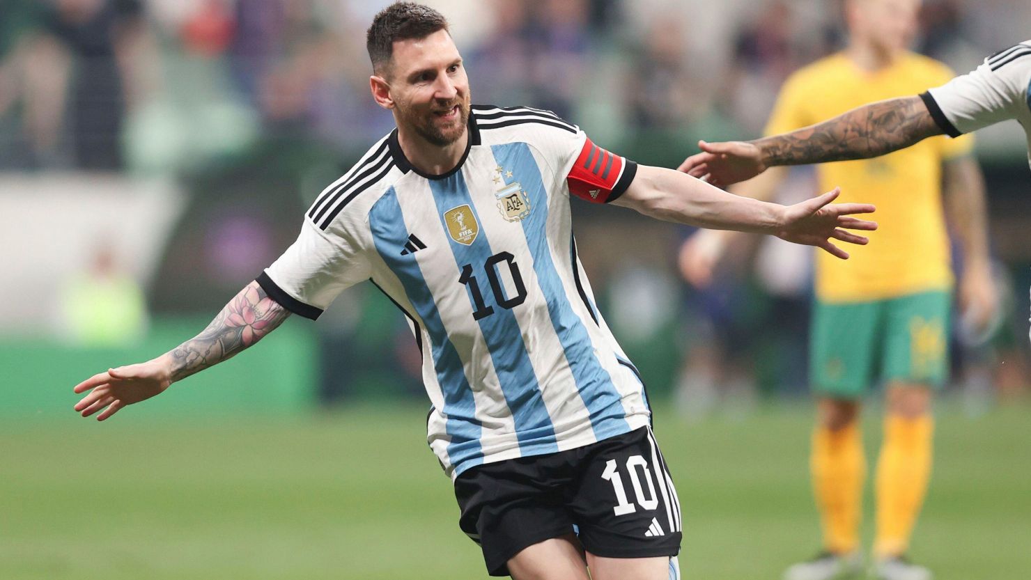 messi vs australia