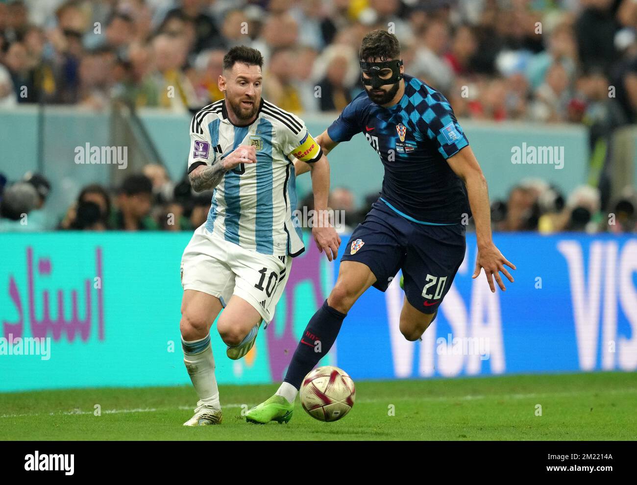 Messi vs Gvardiol matchup