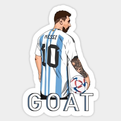 messi wall sticker 0013