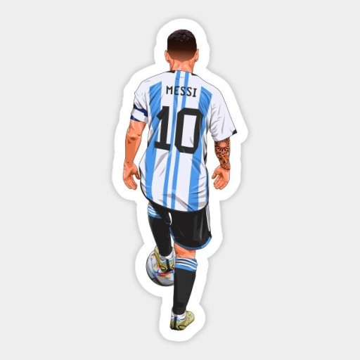 messi wall sticker 0015