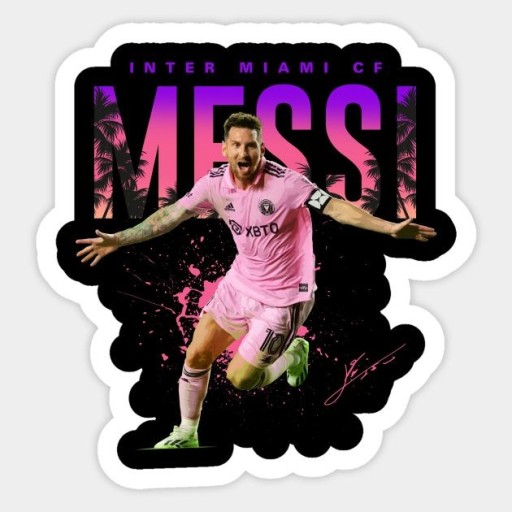 messi wall sticker 0016