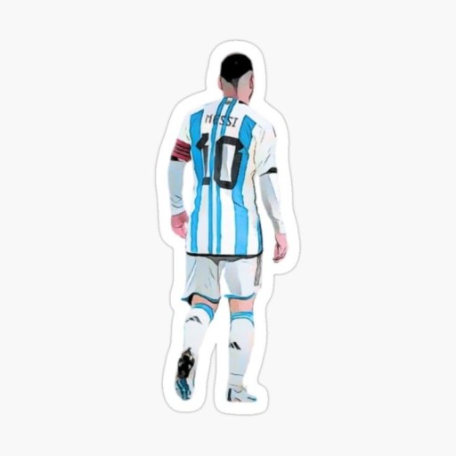 messi wall sticker 0019