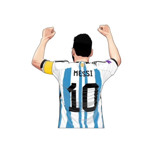 messi wall sticker 0021
