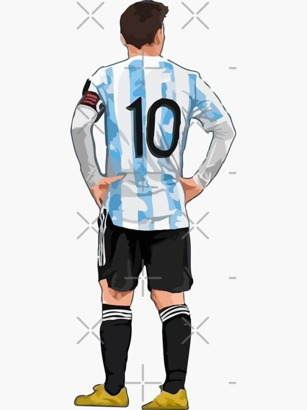 messi wall sticker 0023