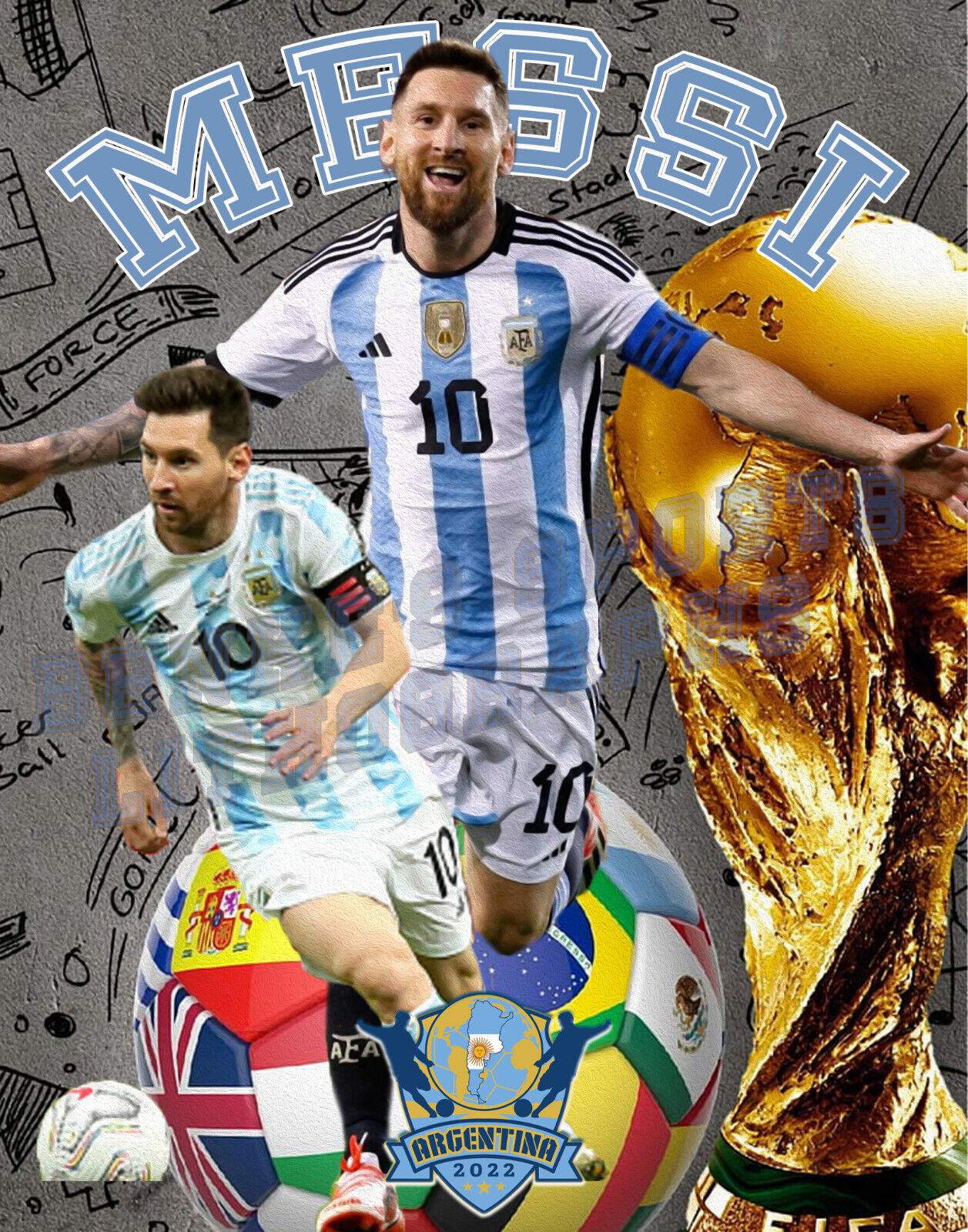 messi wallpaper argentina 2022 0017