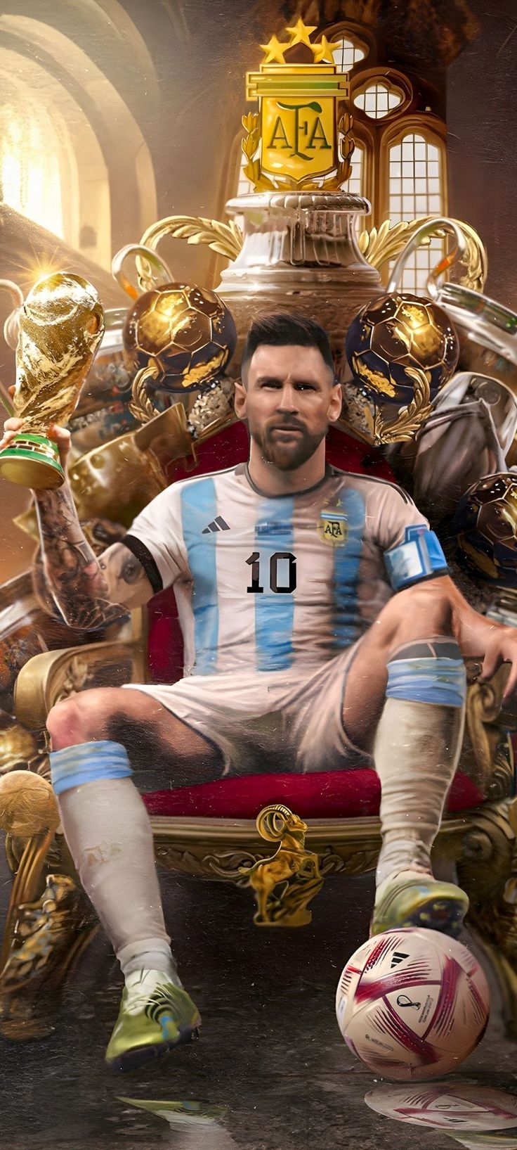 messi wallpaper argentina 2022 0048