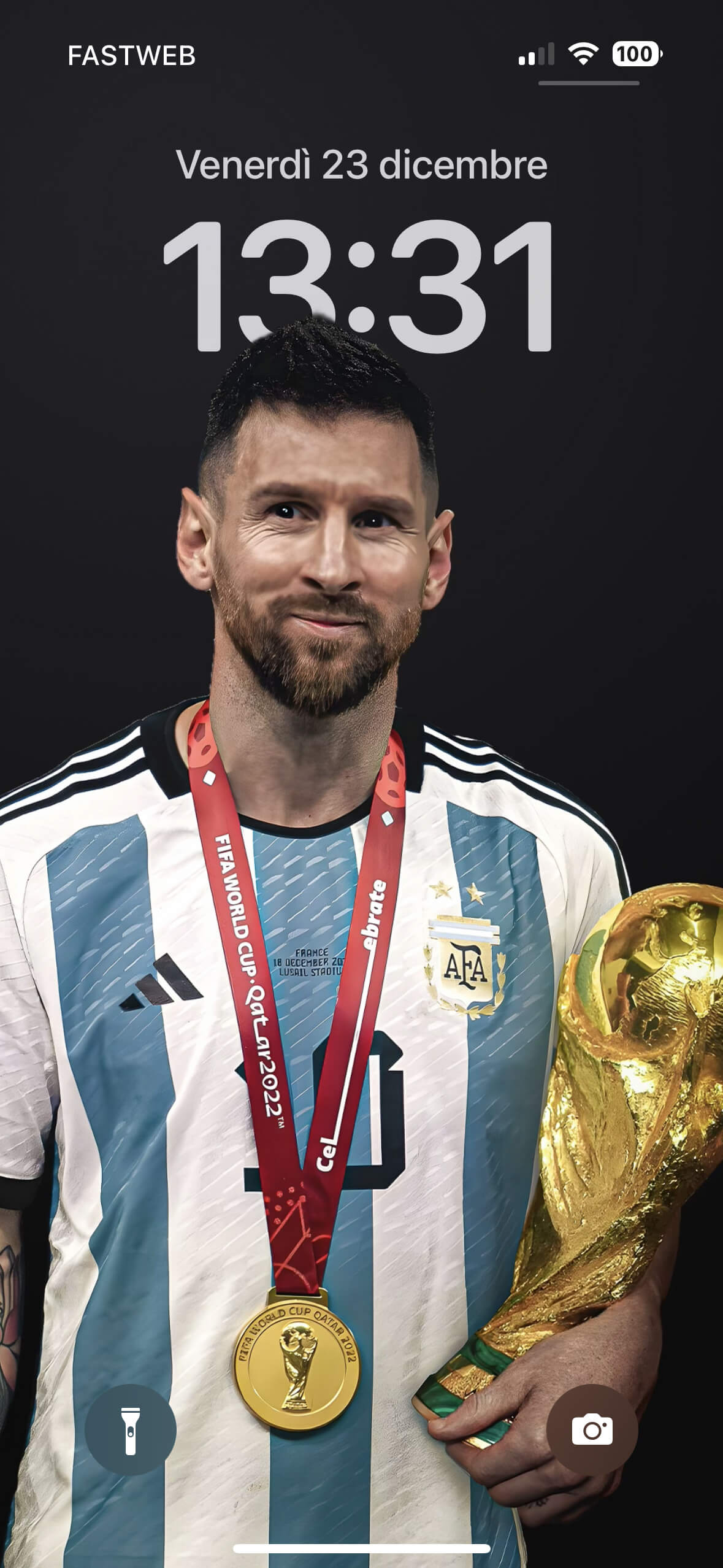 messi world cup trophy wallpaper 0045