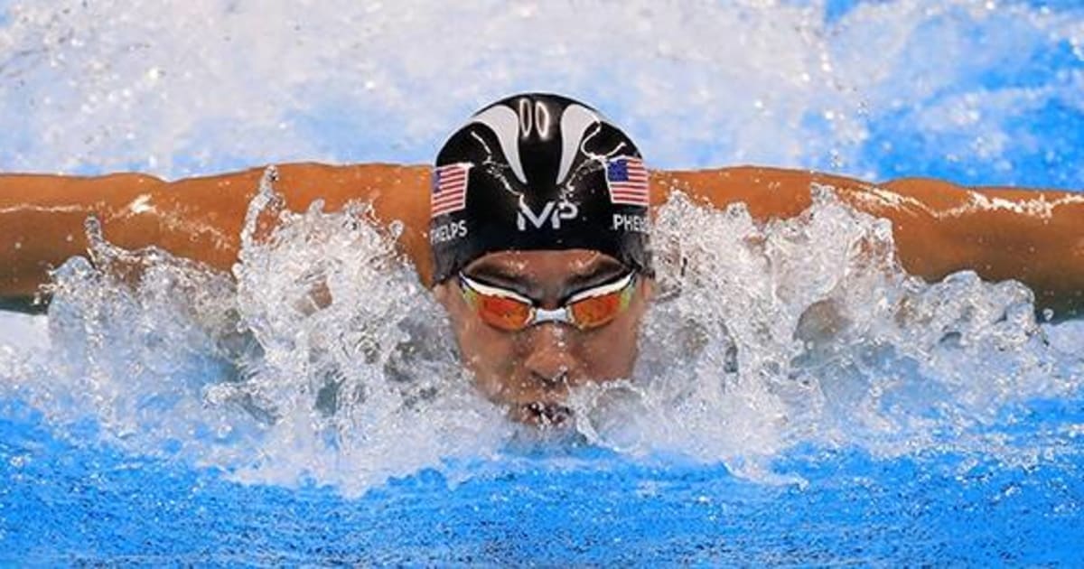 Michael Phelps training images