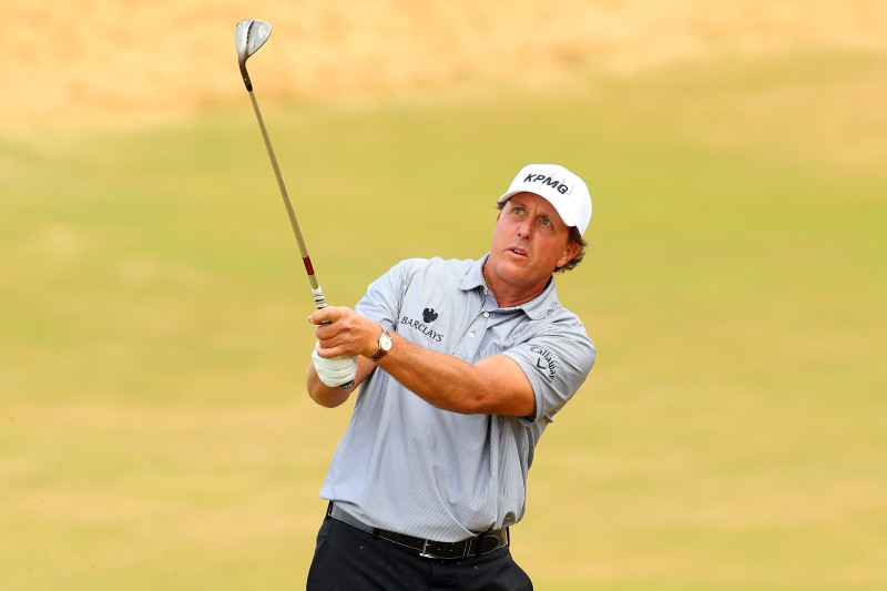 Mickelson competitive standing.
