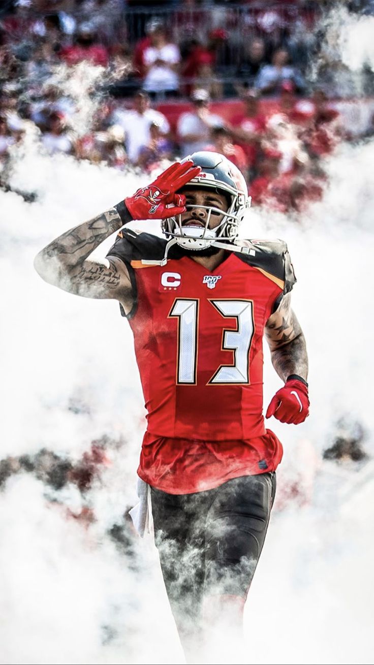 mike evans football art