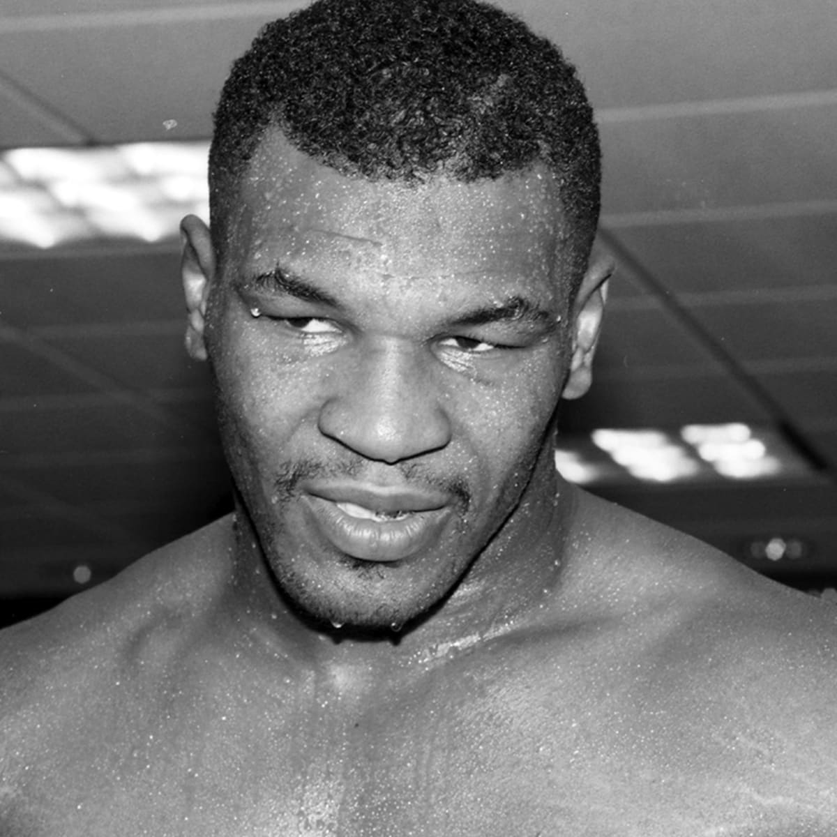 mike tyson black and white photo 0011