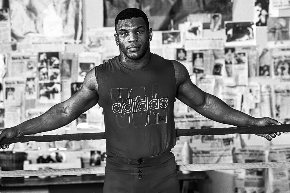 mike tyson black and white photo 0012