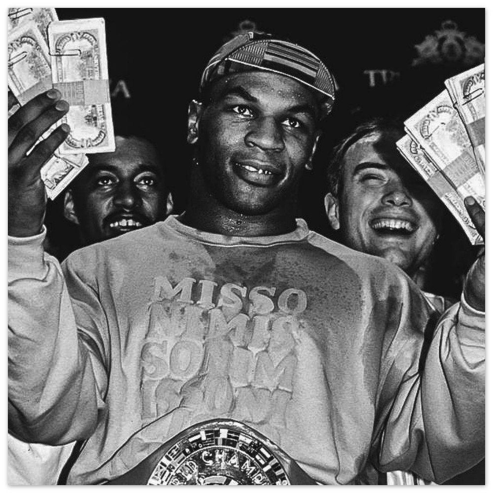 mike tyson black and white photo 0016