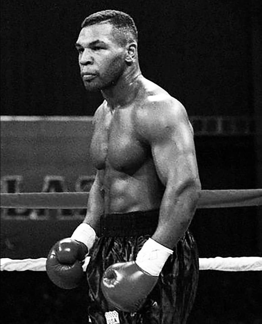 mike tyson black and white photo 0018