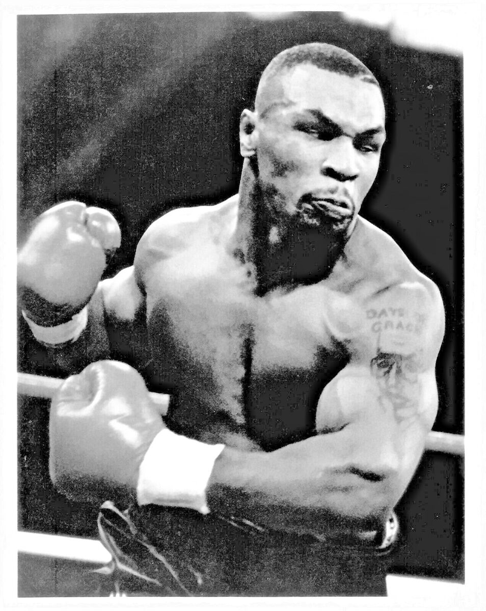 mike tyson black and white photo 0025
