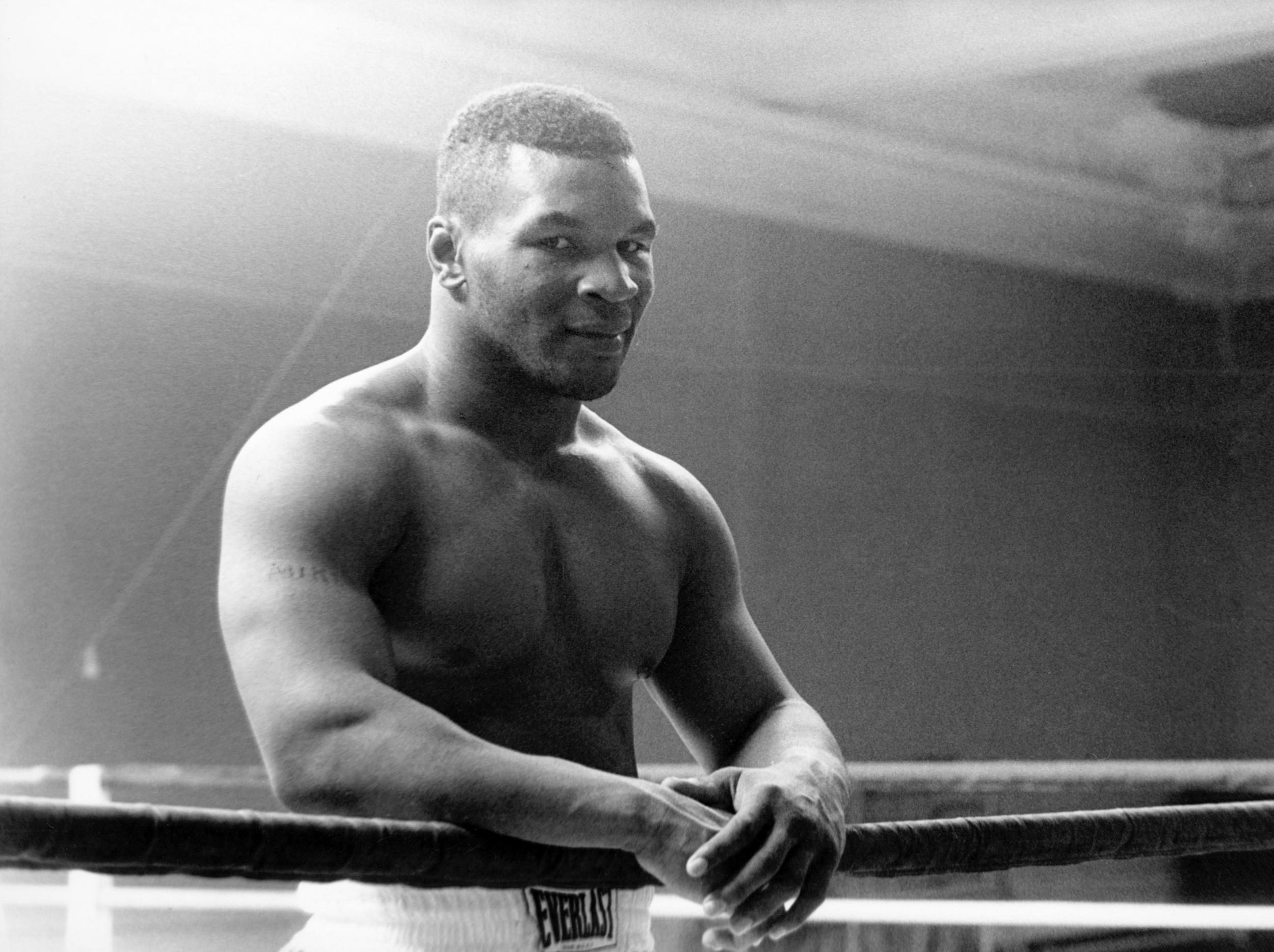 mike tyson black and white photo 0026