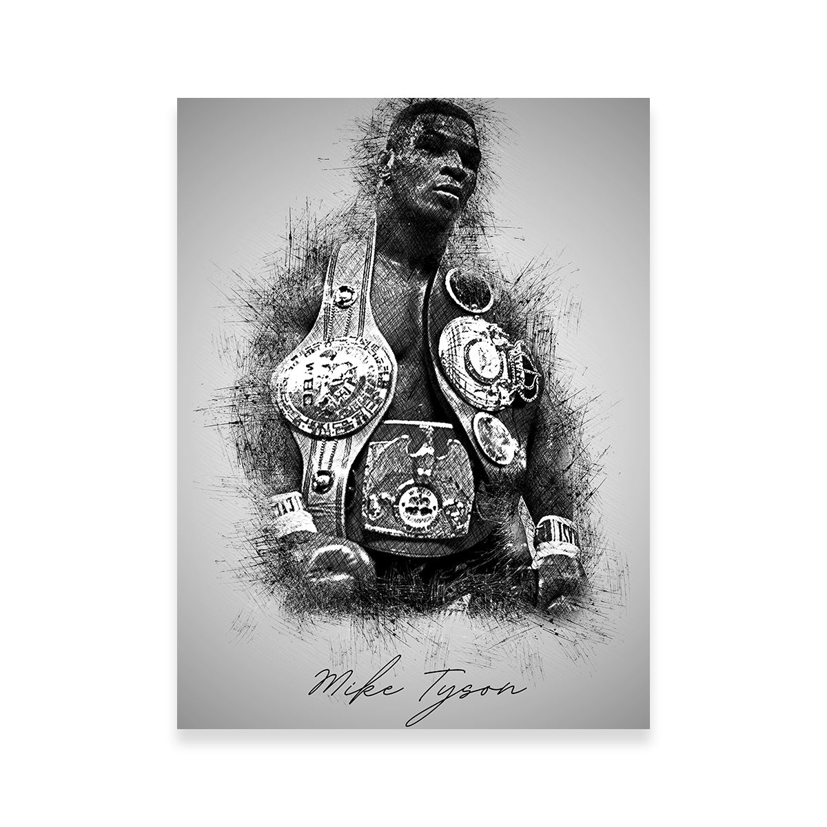 mike tyson black and white photo 0039
