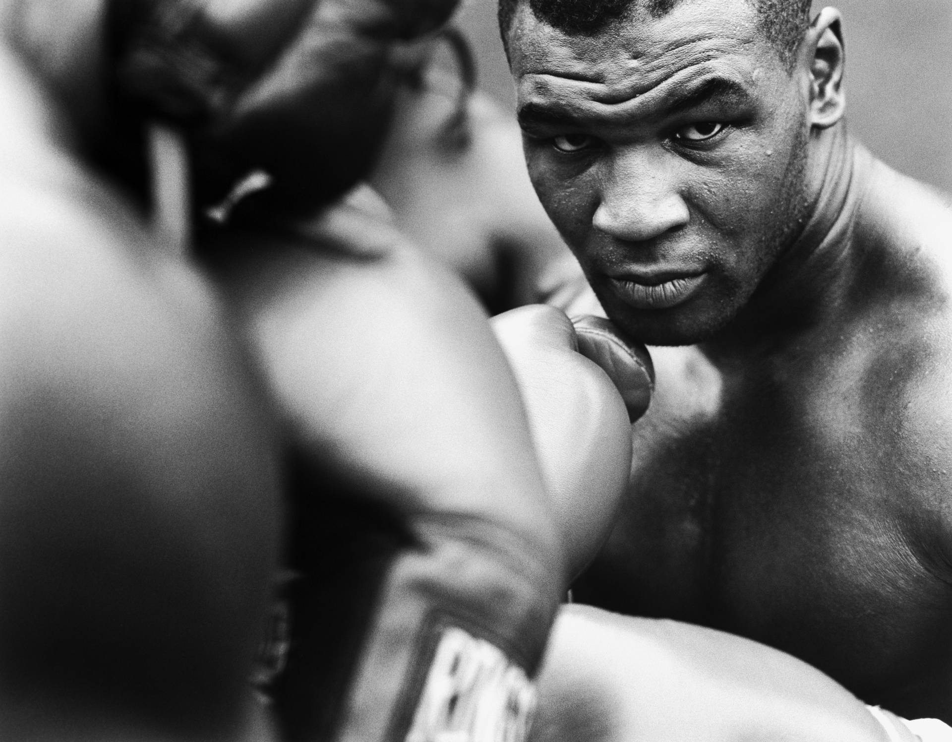 mike tyson black and white photo 0040