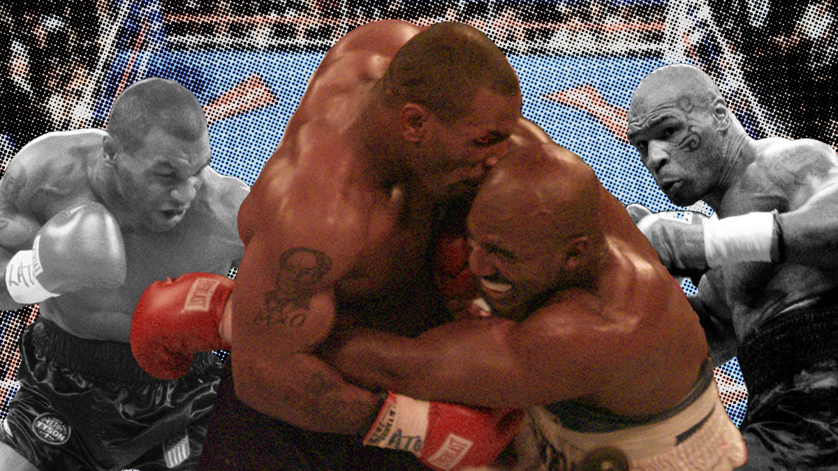 mike tyson bites holyfield ear video 0016