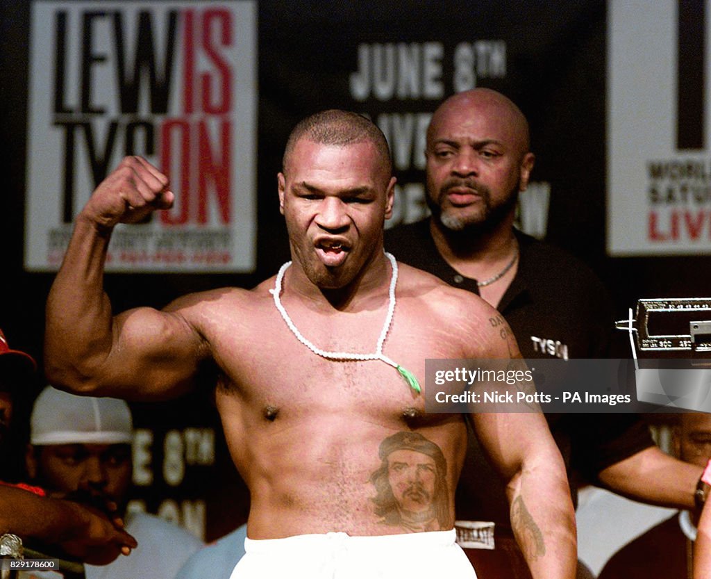 Mike Tyson official weigh-in