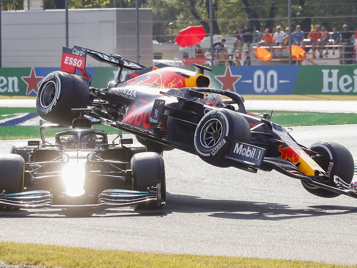 Monza race crash details