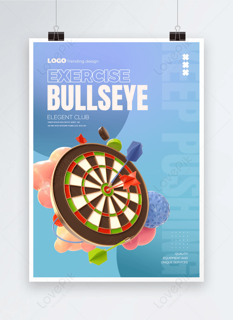 motivational dart quotes poster