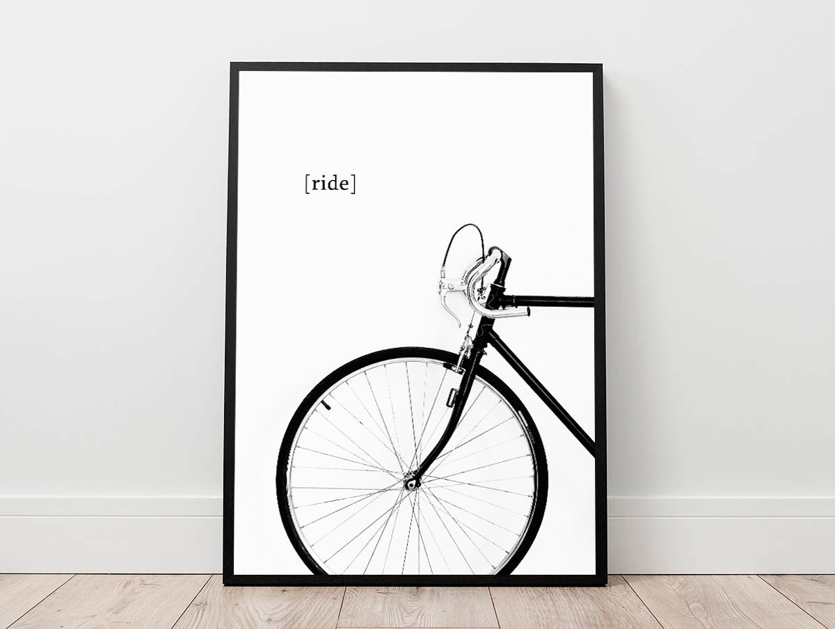 mountain bike wall decor