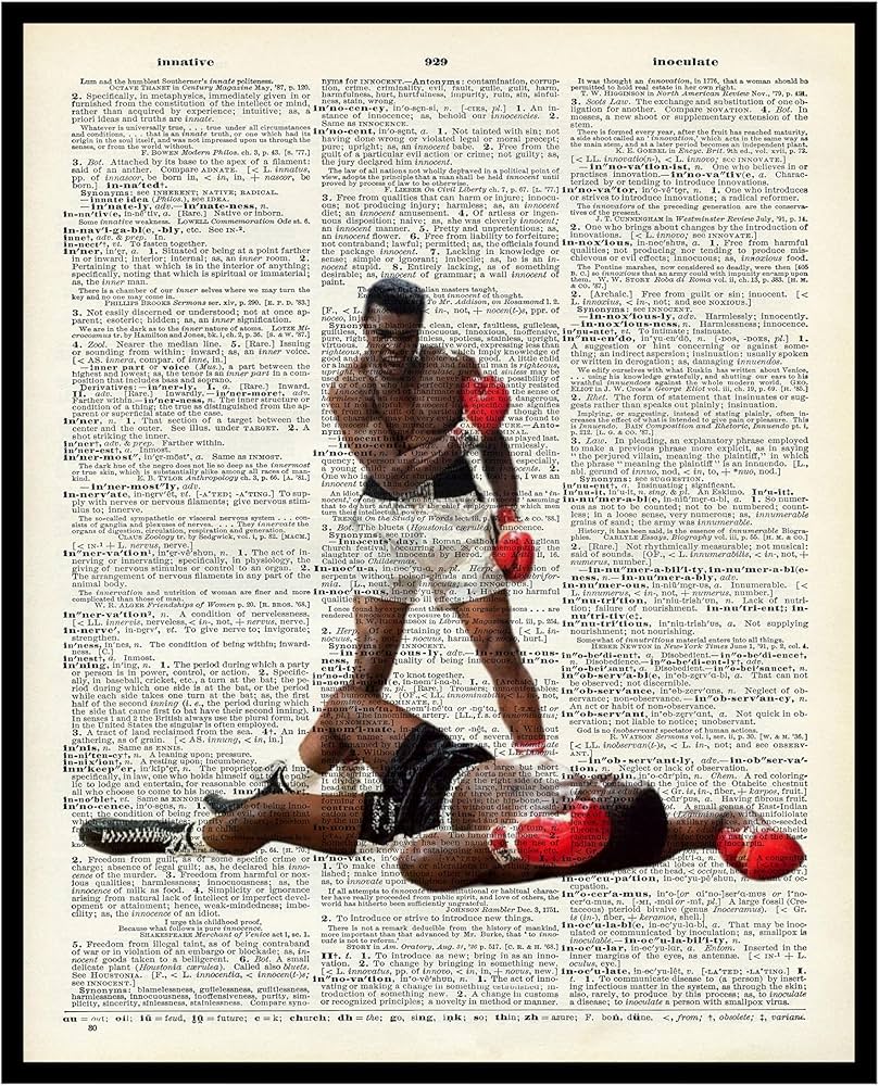 Muhammad Ali famous quotes poster