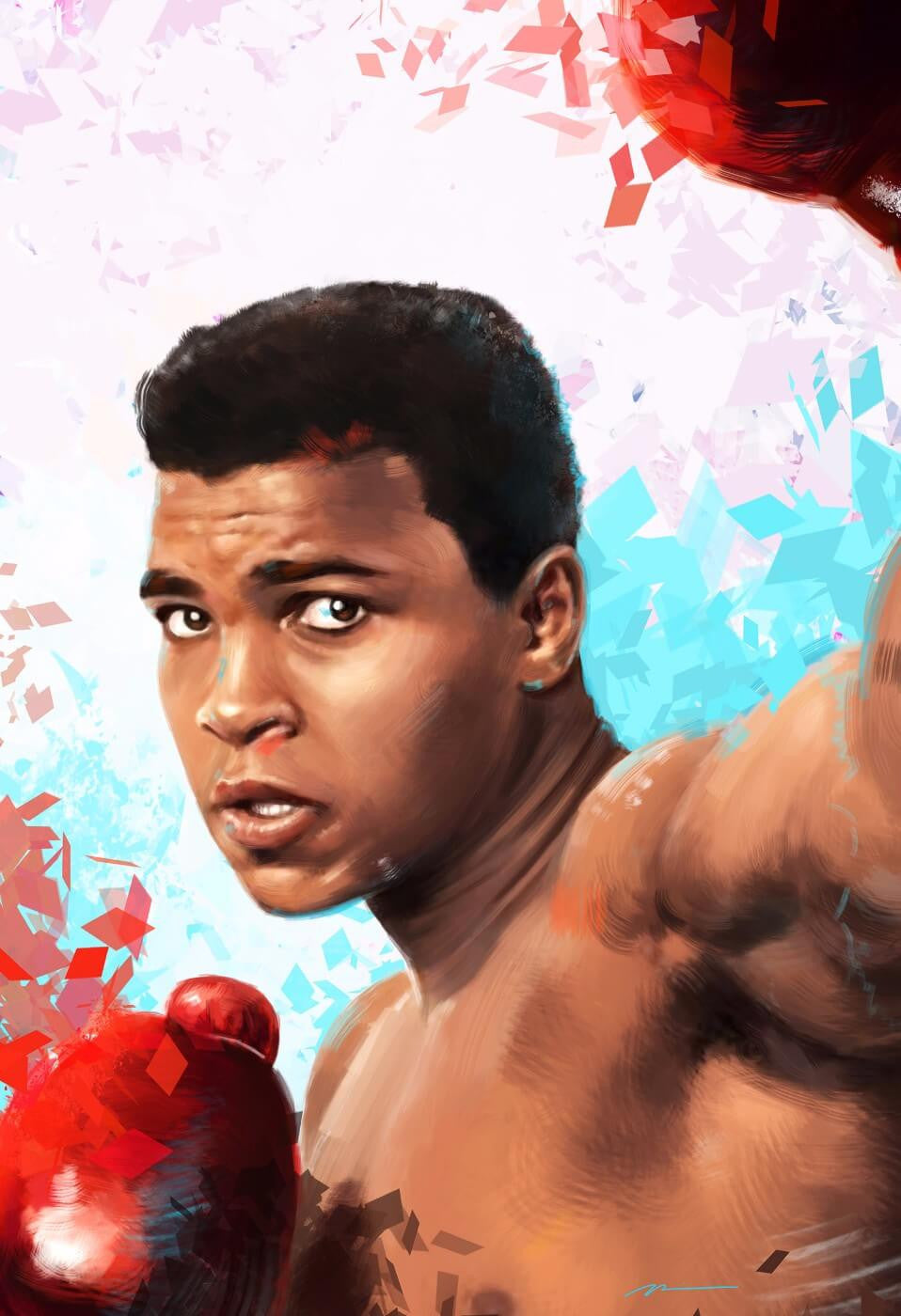 muhammad ali print 0045