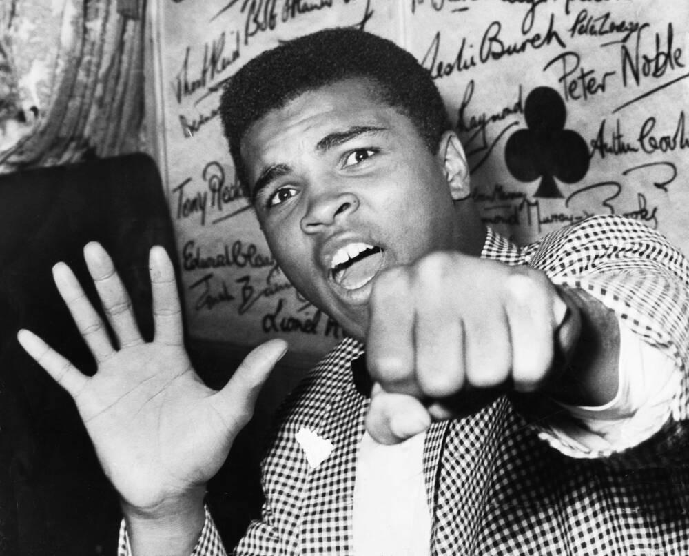 Muhammad Ali training