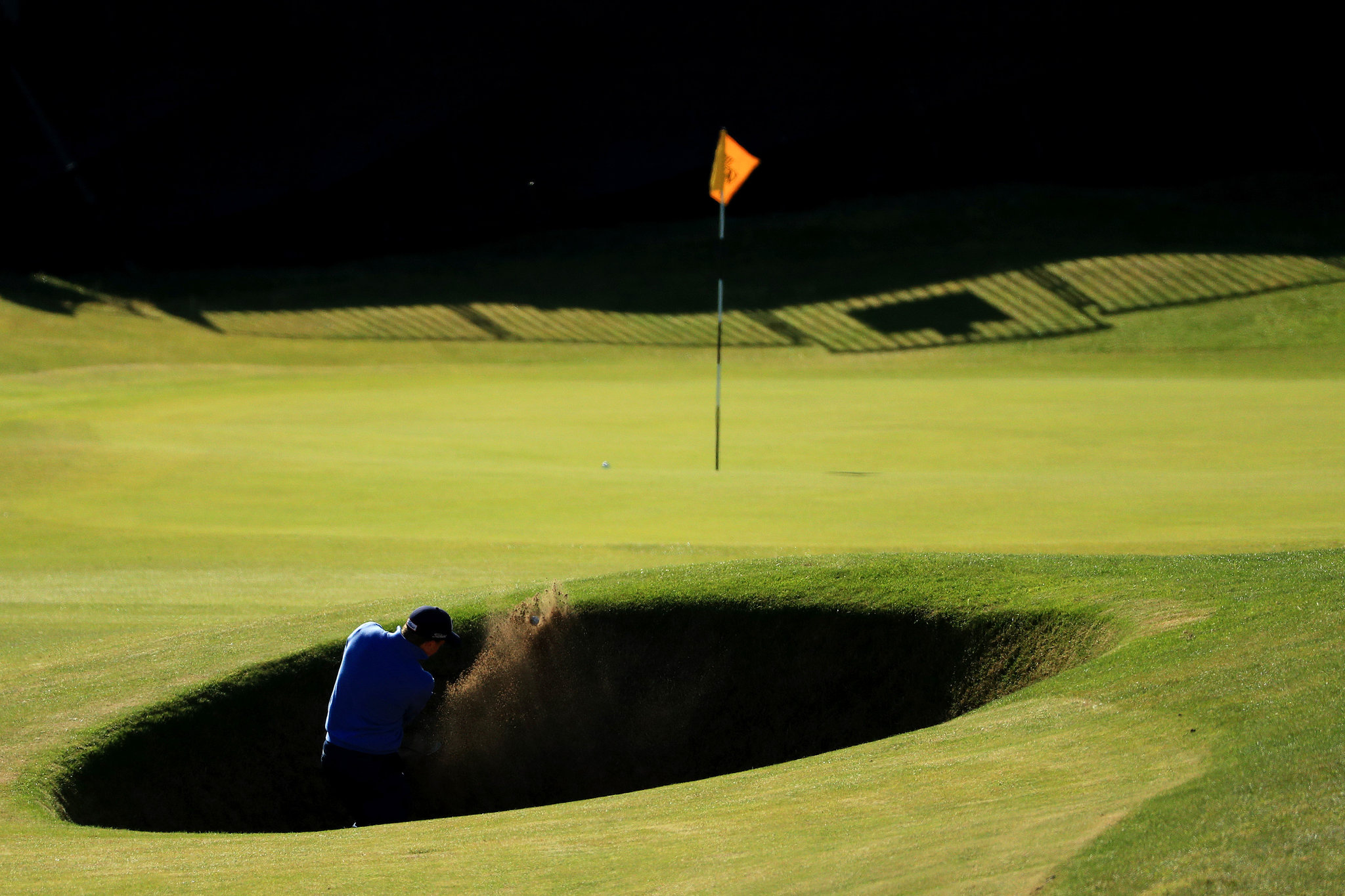 navigating British Open bunkers