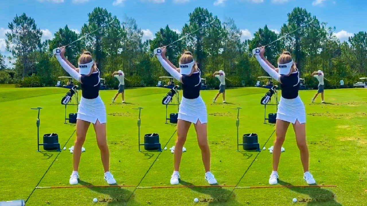 Nelly Korda swing mechanics