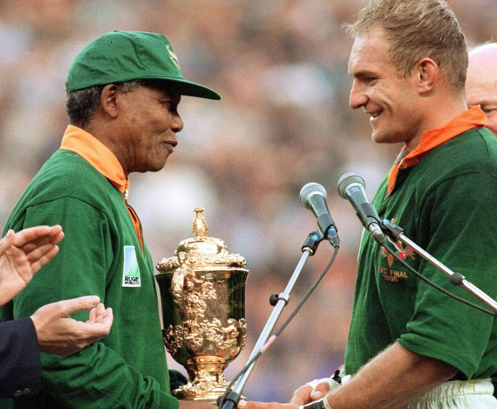 nelson mandela rugby world cup 1995