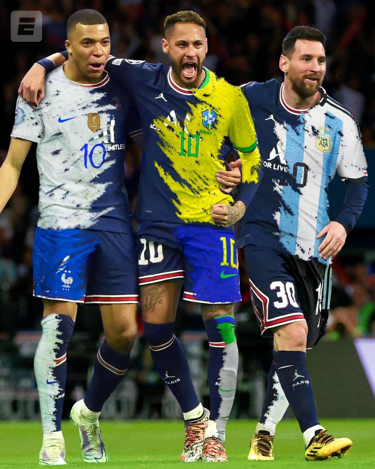 neymar and mbappe and messi 0014