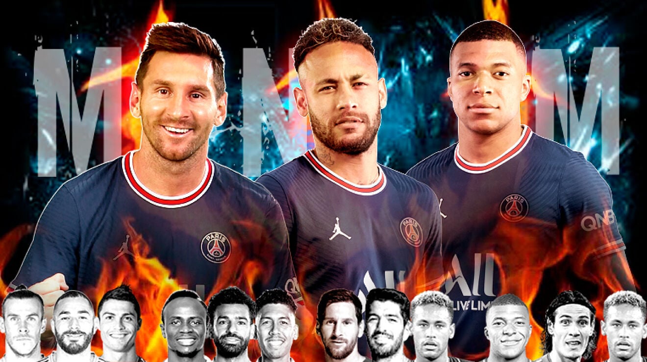 neymar and mbappe and messi 0019