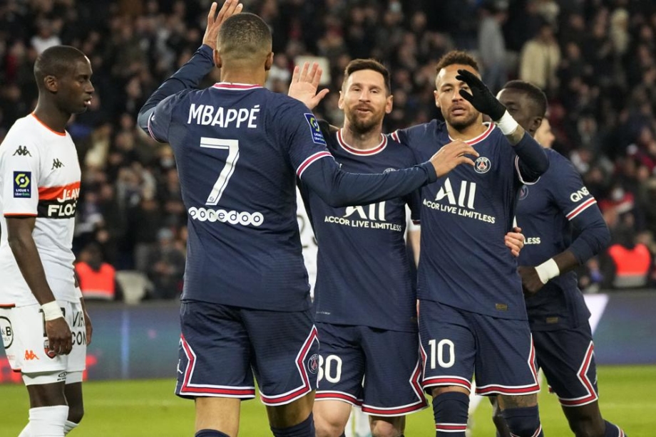 neymar and mbappe and messi 0042