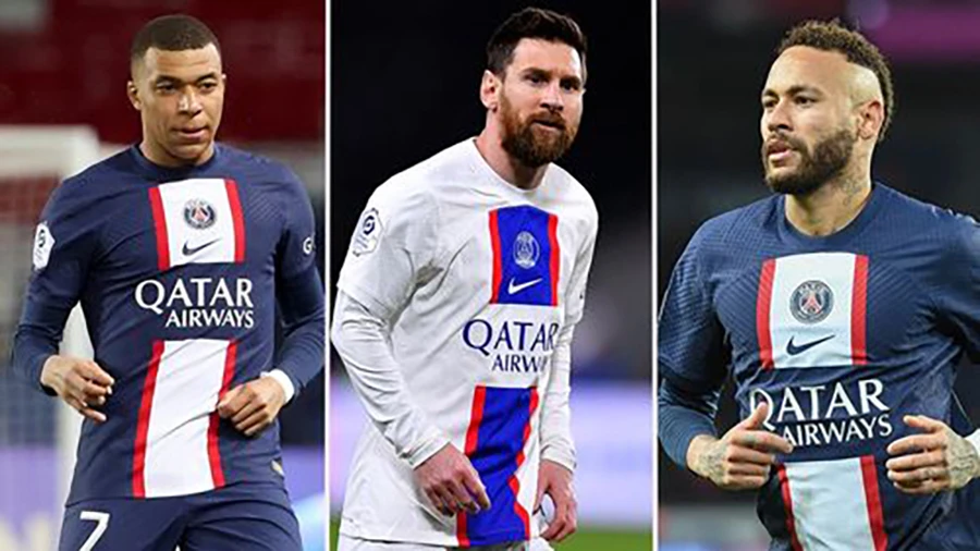 neymar and mbappe and messi 0049