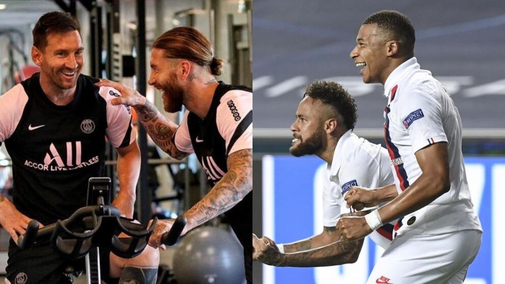 neymar and mbappe and messi 0081