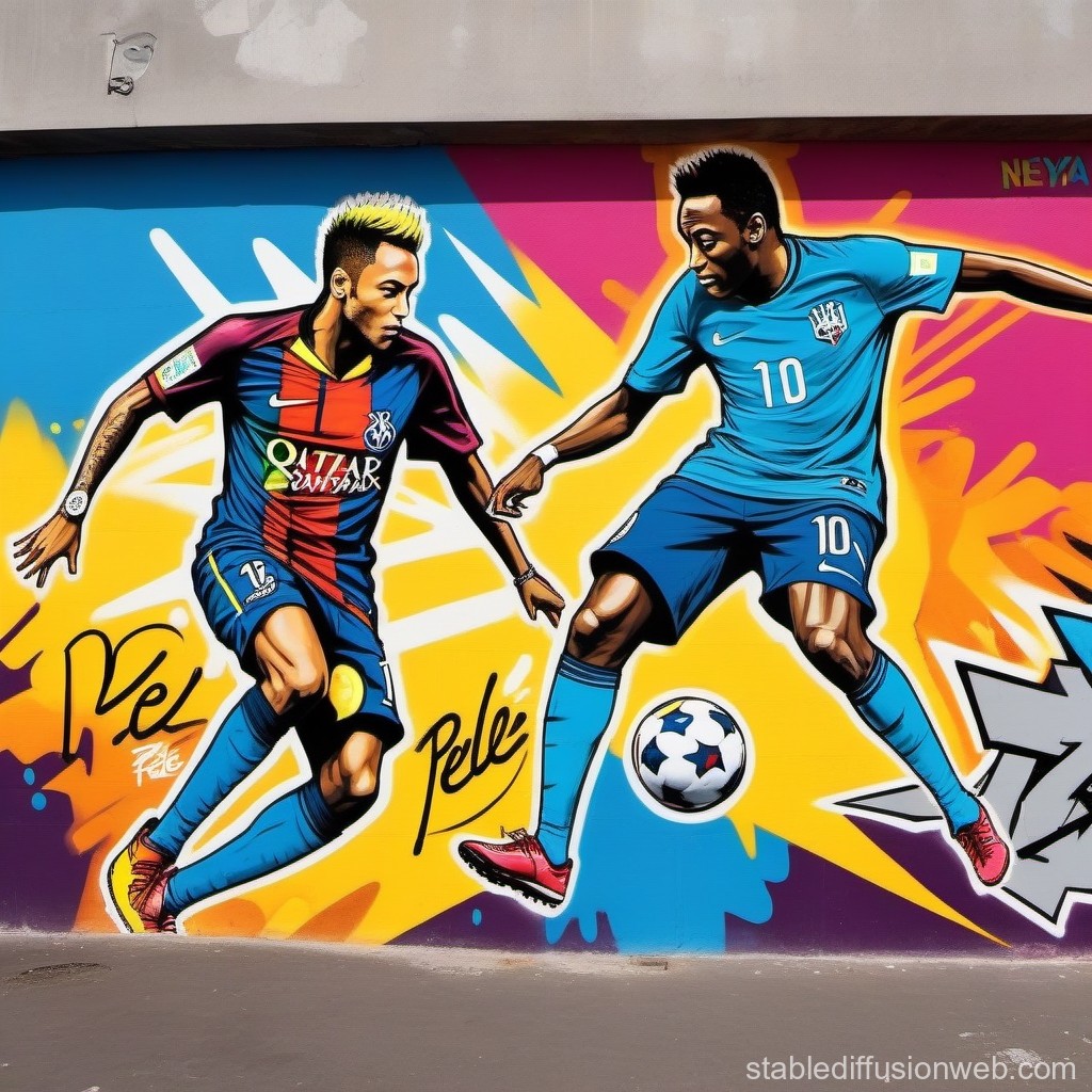 neymar and pele wallpaper 0030
