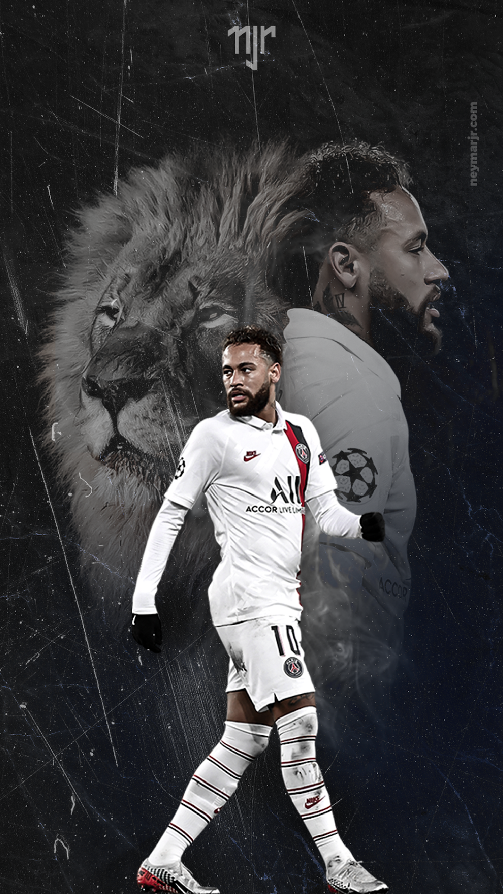 Neymar football art