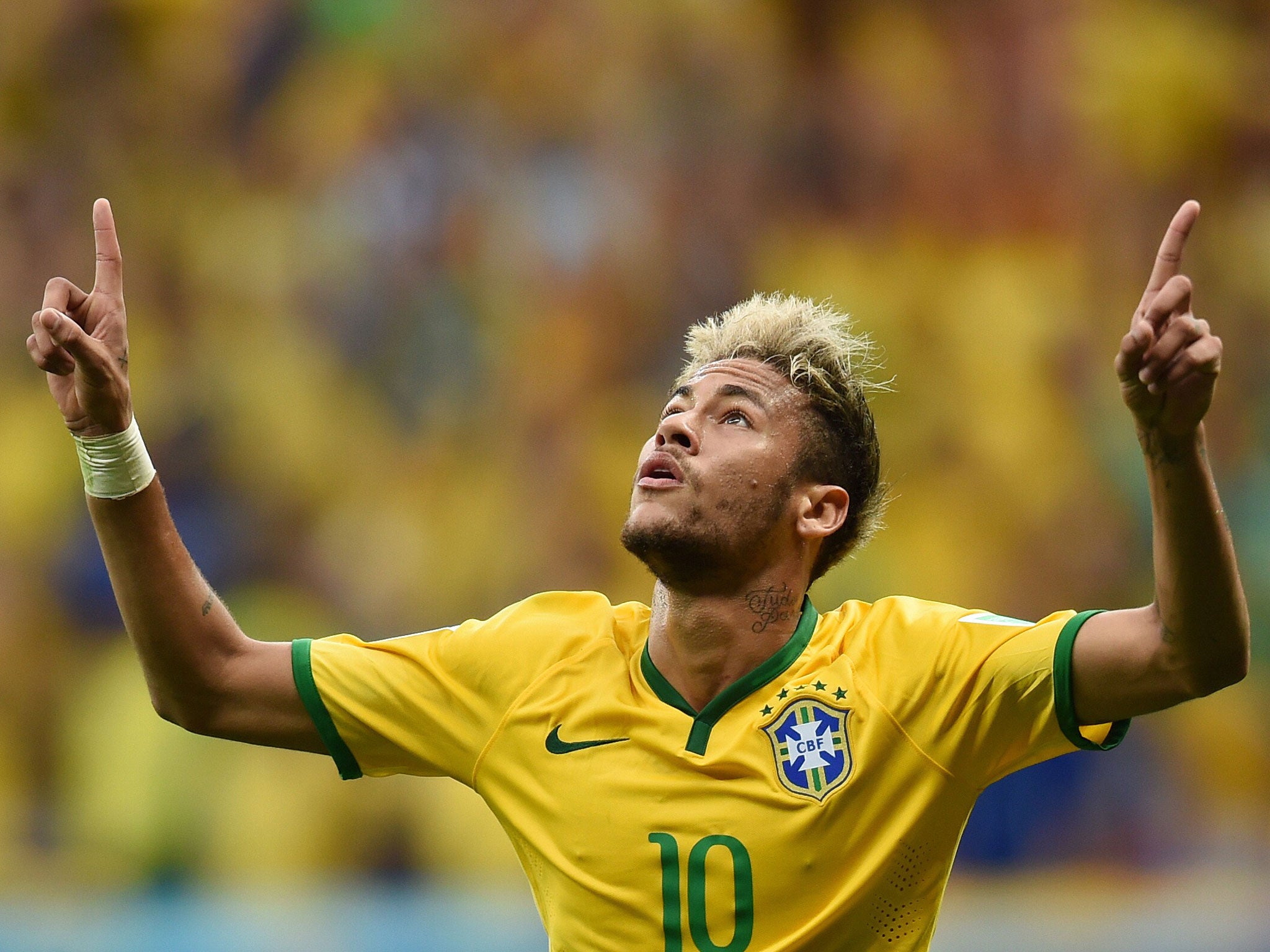 Neymar injury 2014