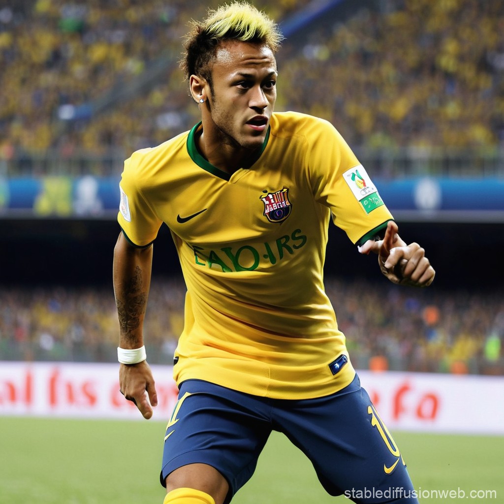 neymar jr portrait 0033